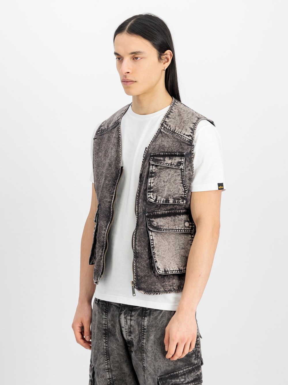 Alpha Industries Weste Herren Baumwolle schwarz, XXXL