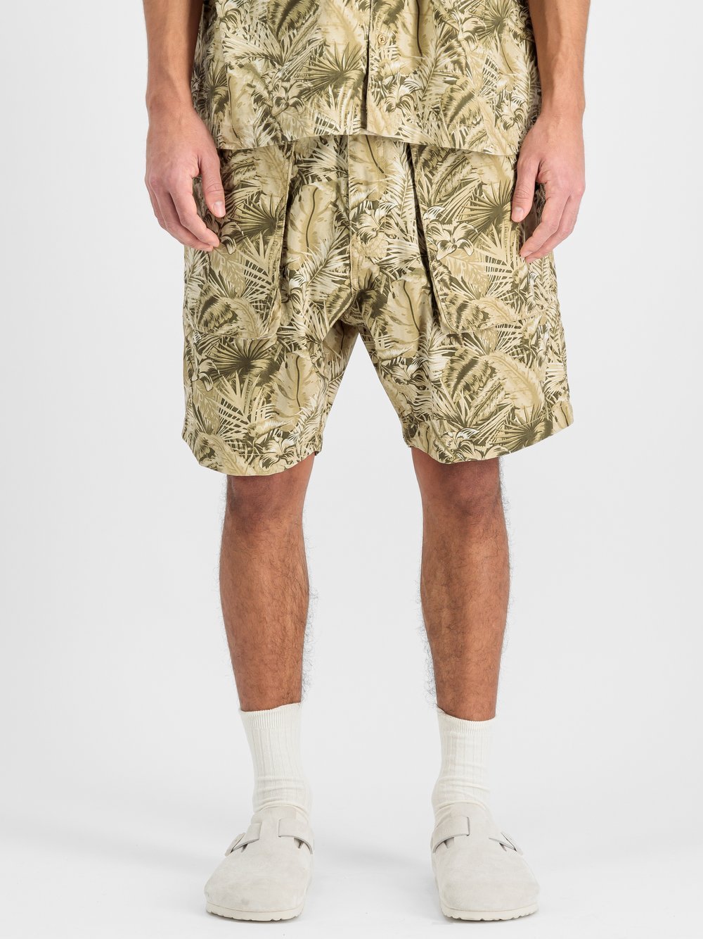 Alpha Industries Kurze Hose Herren Baumwolle mehrfarbig gemustert, 36