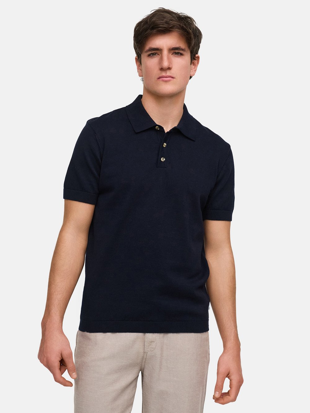 Kronstadt Poloshirt Herren Baumwolle blau, XXL