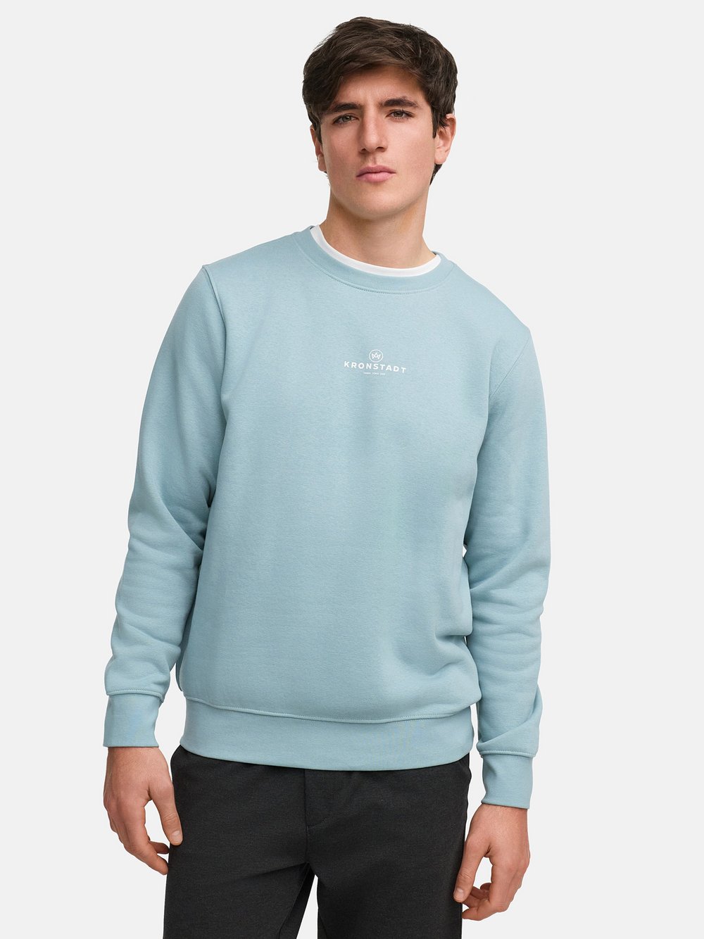 Kronstadt Sweatshirt Herren Baumwolle blau, XXL