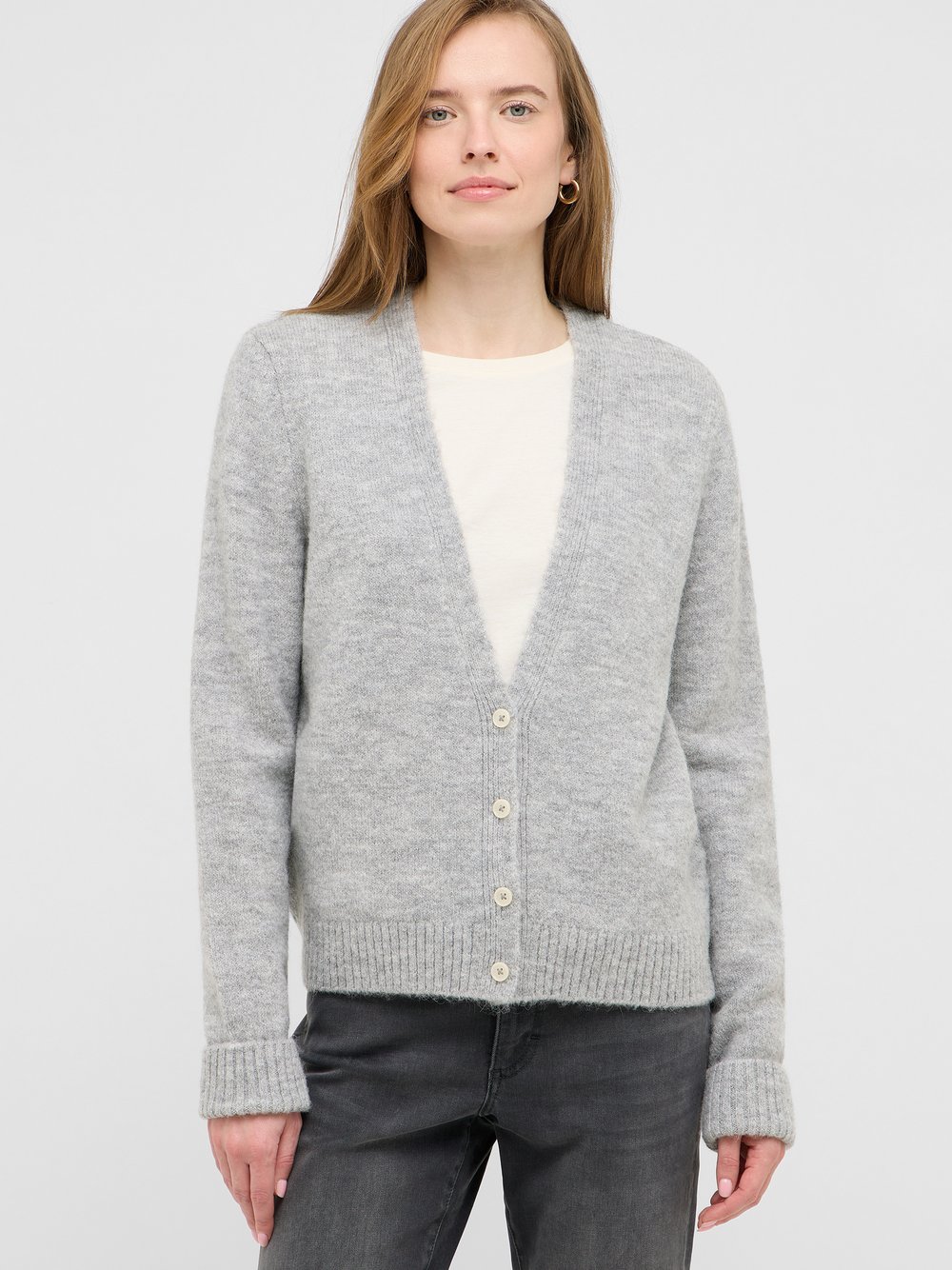 Thumbnail - Mustang Cardigan Damen grau, M
