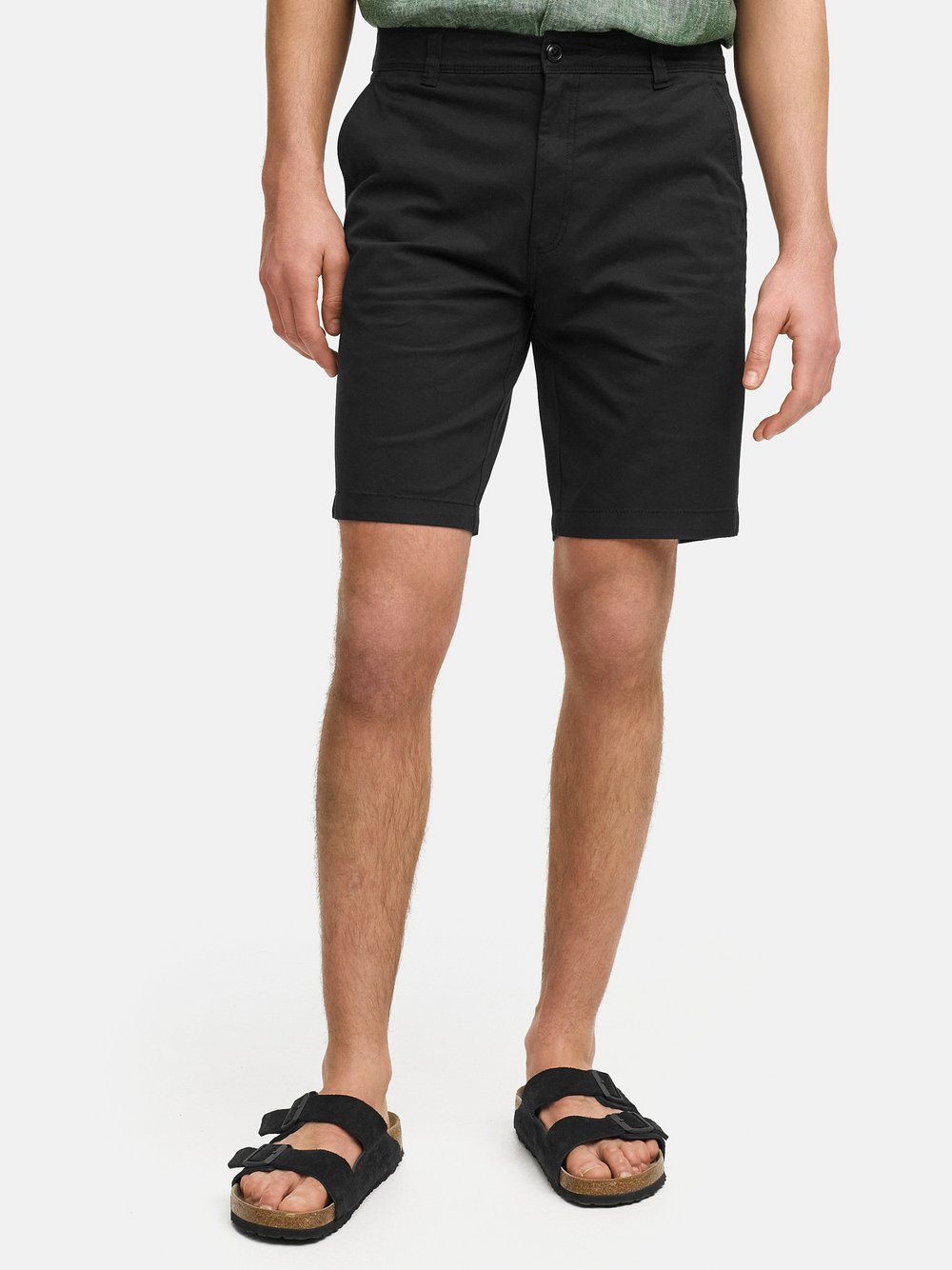 Kronstadt Shorts Chino Herren Baumwolle schwarz, XXL
