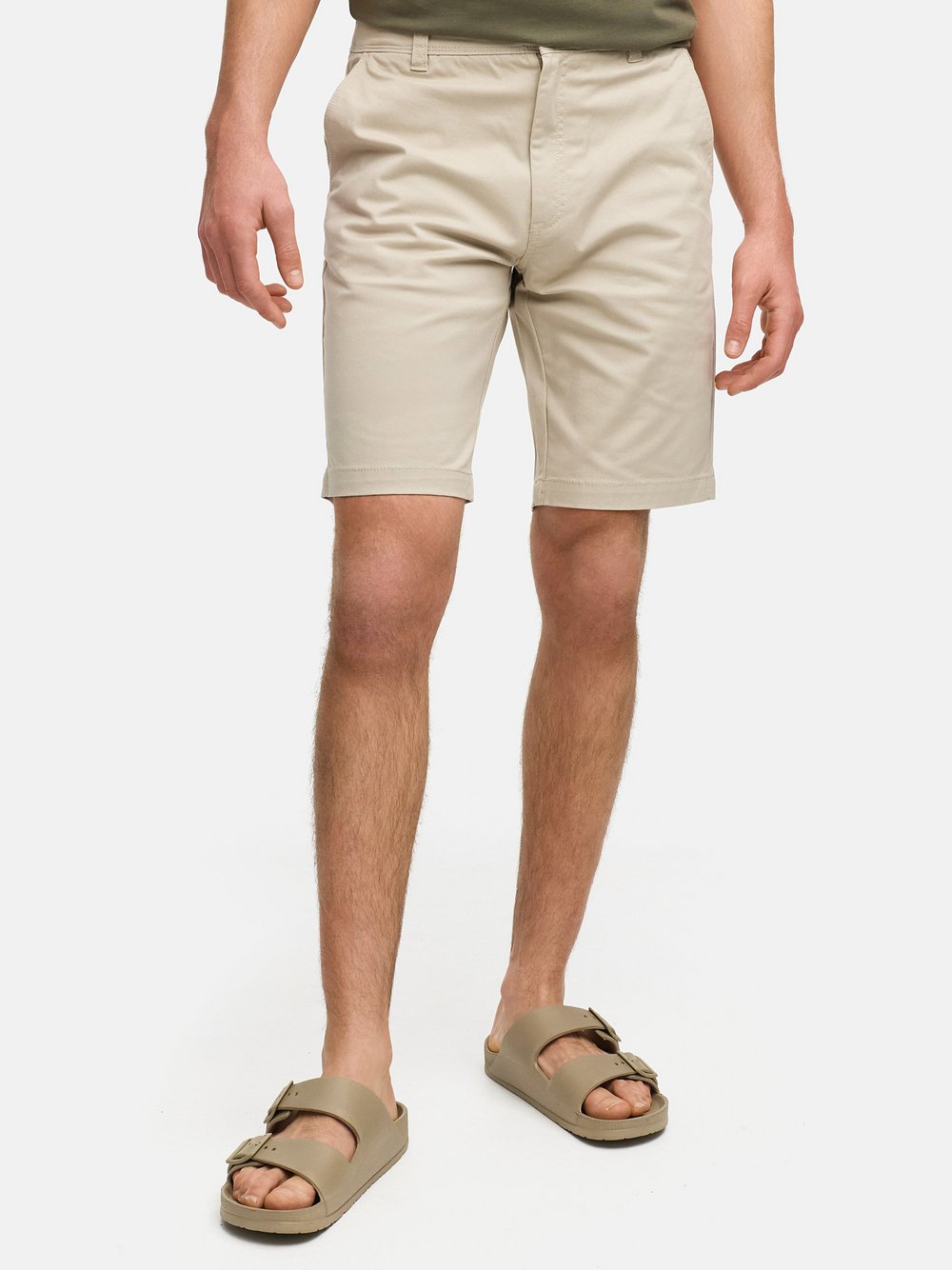 Kronstadt Shorts Chino Herren Baumwolle beige, XL