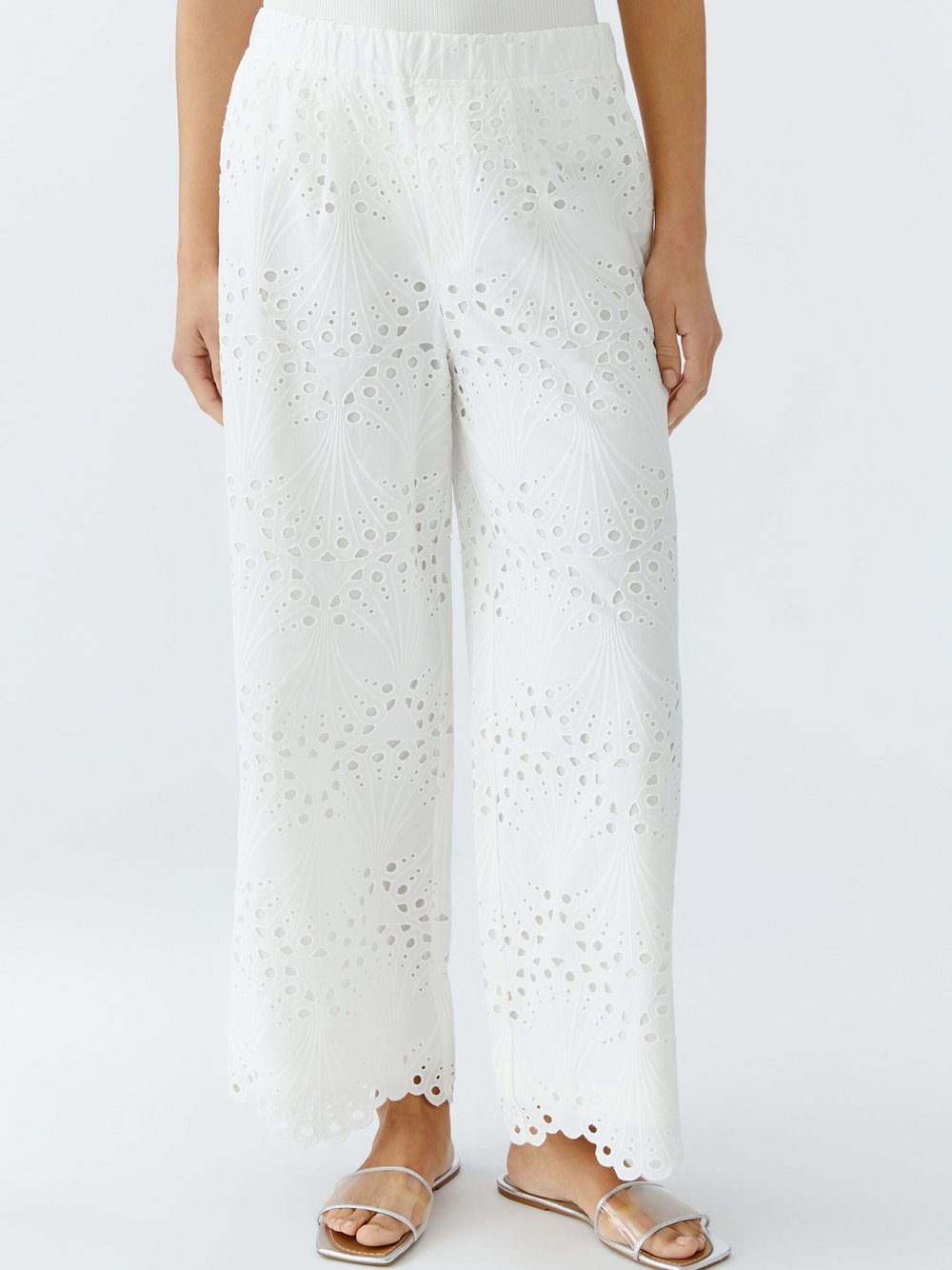 Thumbnail - Oui Culotte Damen Baumwolle weiß, 42