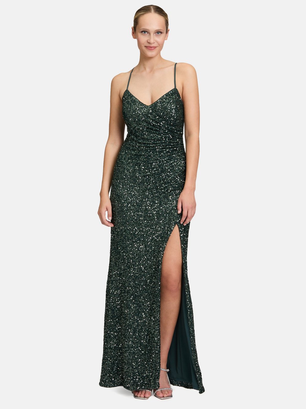 Vera Mont Abendkleid Damen grau, 32