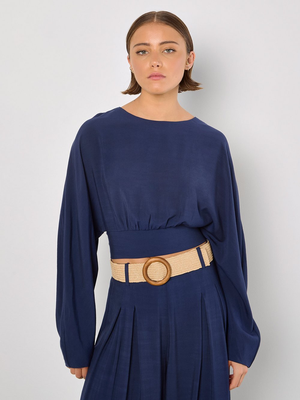 Thumbnail - Apricot Bluse Damen Viskose blau, 42