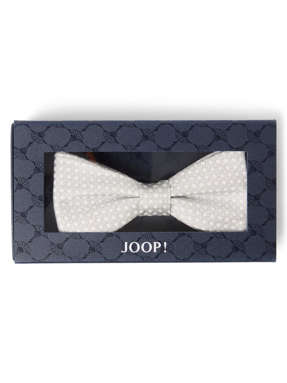 JOOP! Muszka Mężczyźni Regular Fit szary|biały, ONE SIZE