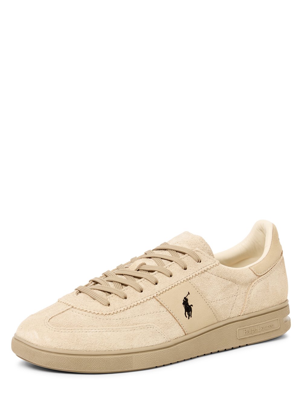 Polo Ralph Lauren Sneaker mit Wildleder Herren Leder beige, 41