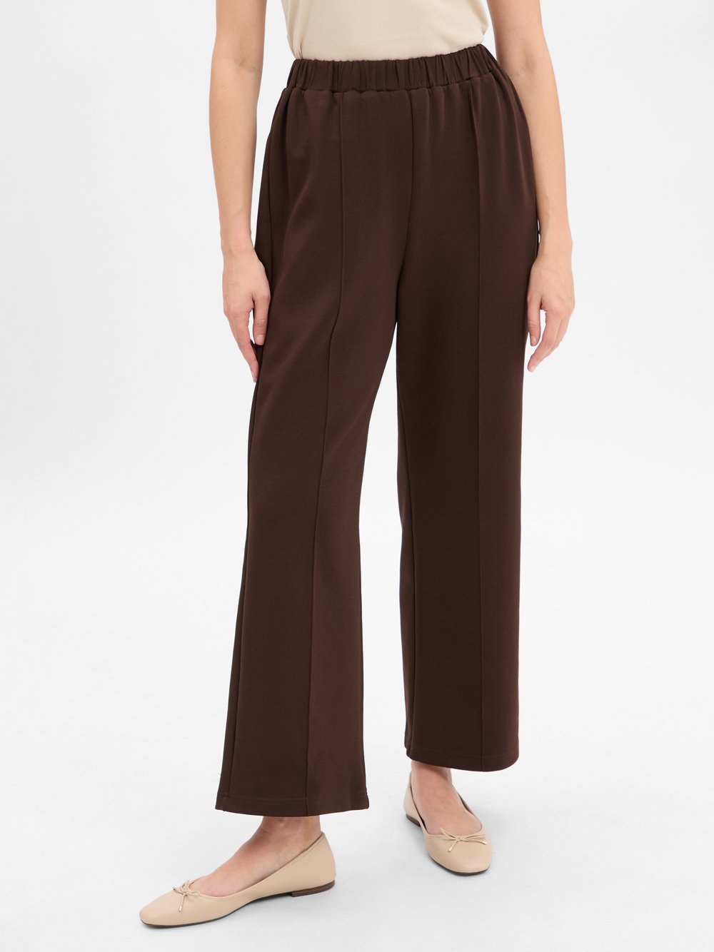 VG Dame Hose Damen Baumwolle braun, 38