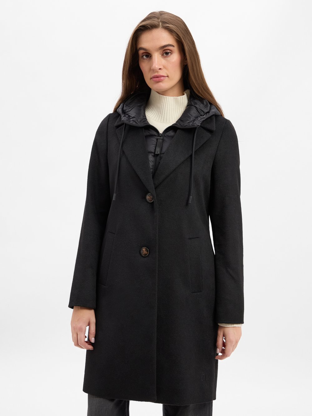 Thumbnail - comma casual identity Kurzmantel mit Woll-Anteil Damen schwarz, 38