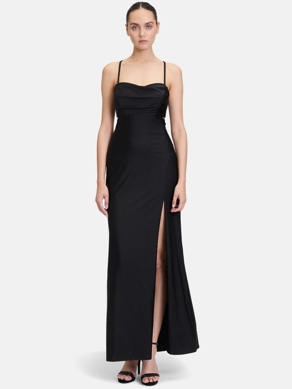 Vera Mont Abendkleid Damen Polyamid schwarz, 38