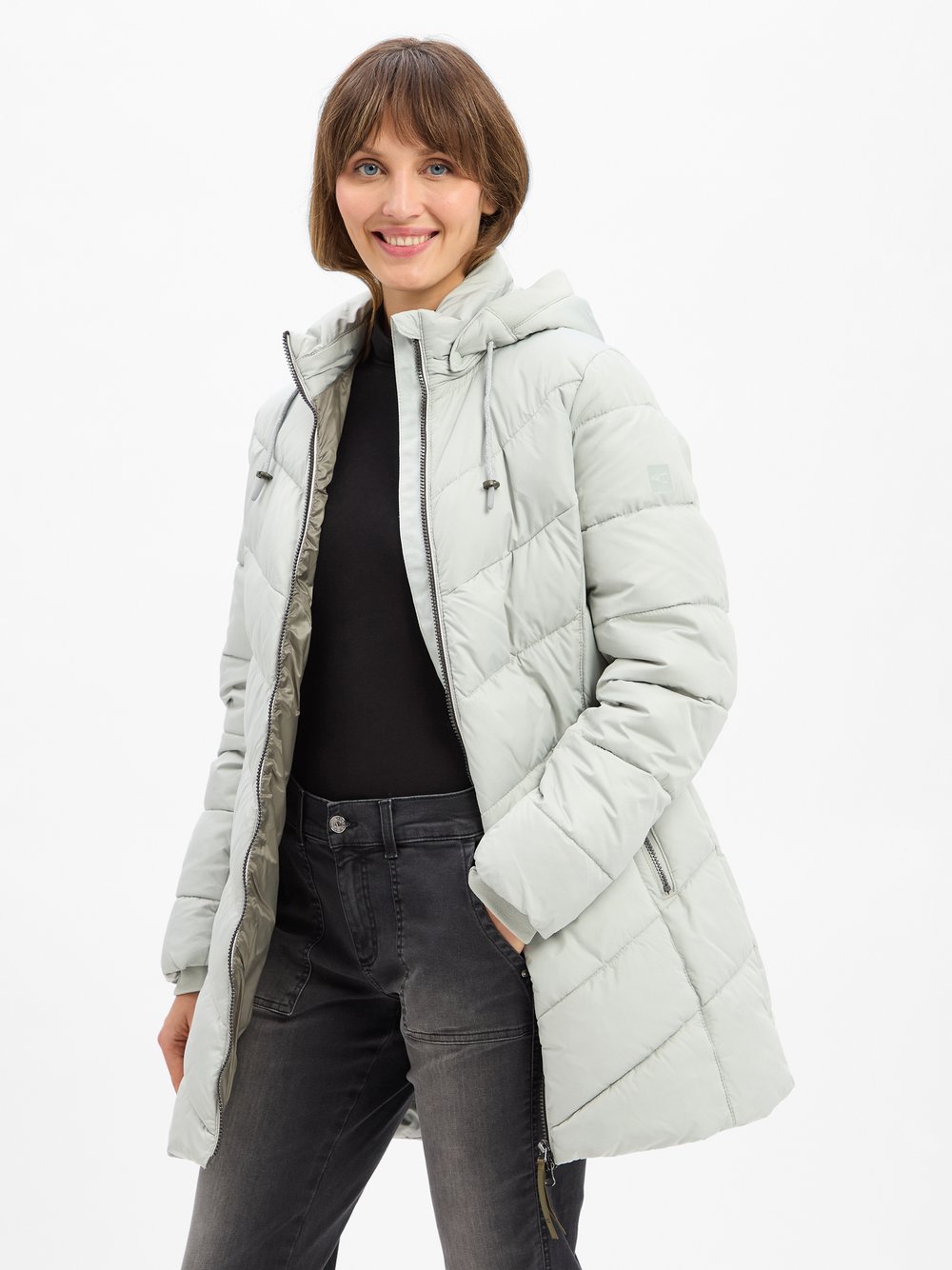 Thumbnail - Camel Active Mantel Damen grün, 42