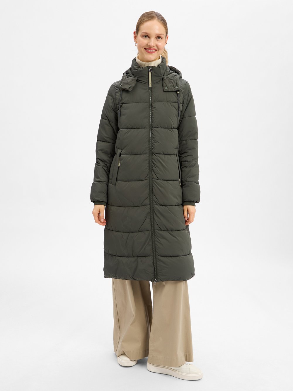 Thumbnail - Camel Active Steppmantel Damen grün, 46