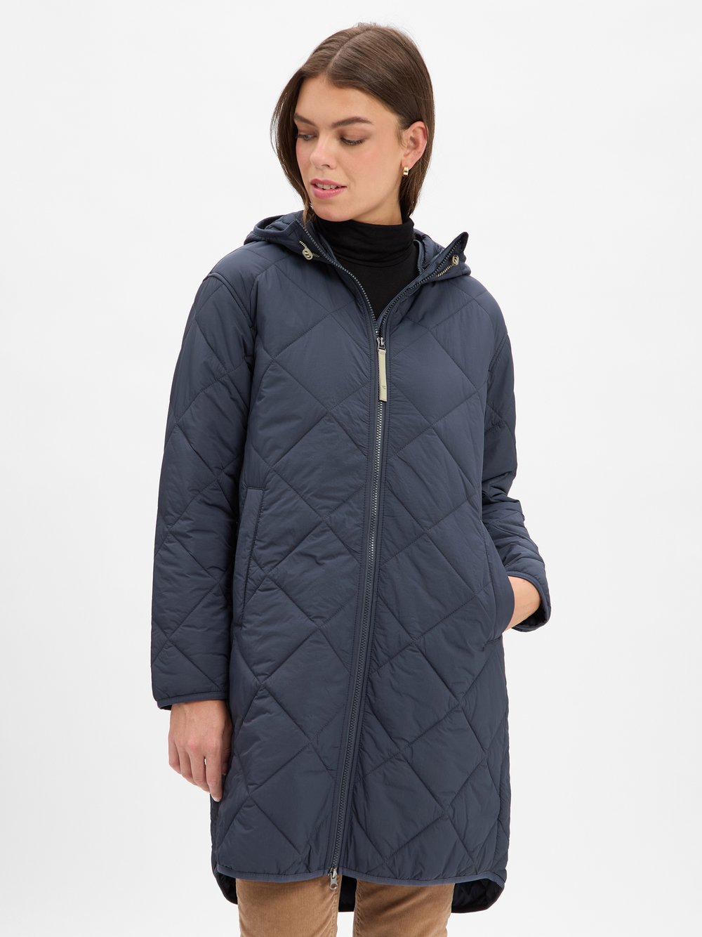 Thumbnail - Camel Active Steppmantel Damen blau, 40