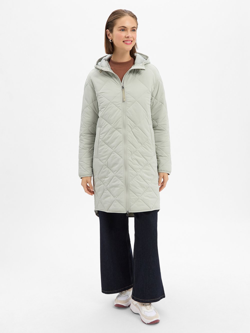 Thumbnail - Camel Active Steppmantel Damen grün, 38