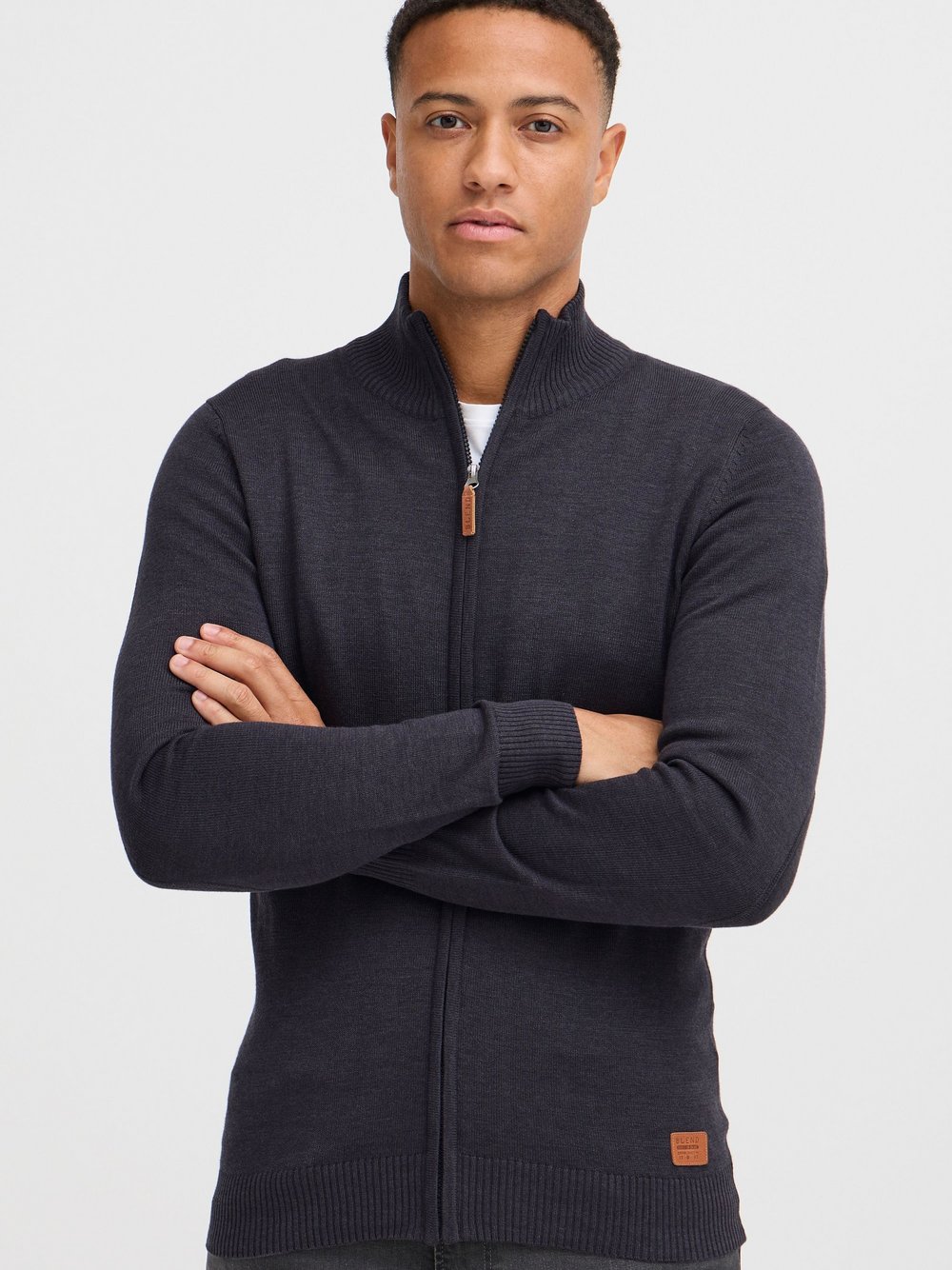 Thumbnail - BLEND Strickjacke Herren Baumwolle blau, XXL