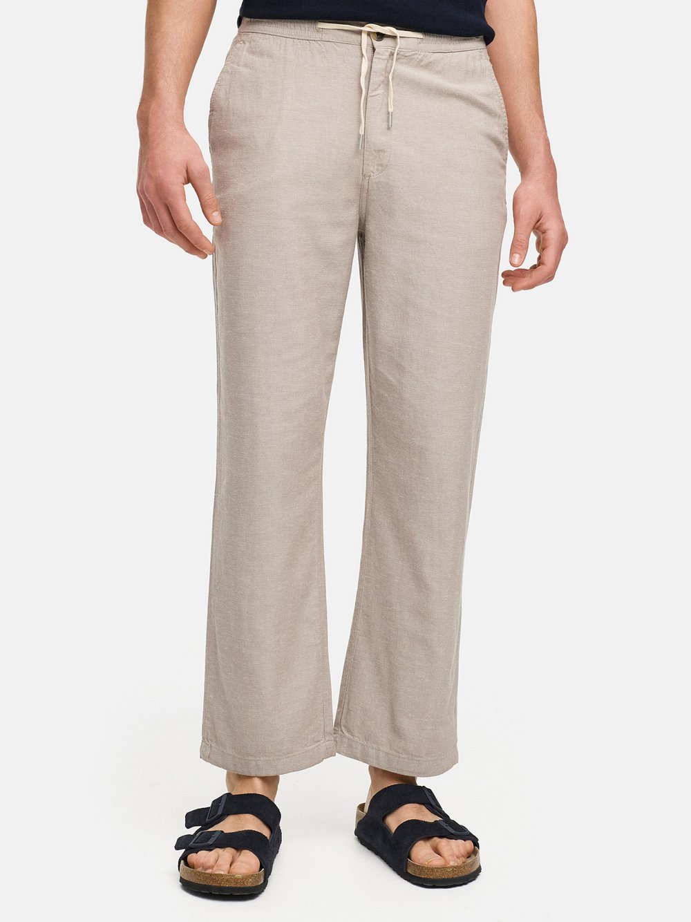 Kronstadt Hose Herren Leinen beige, L