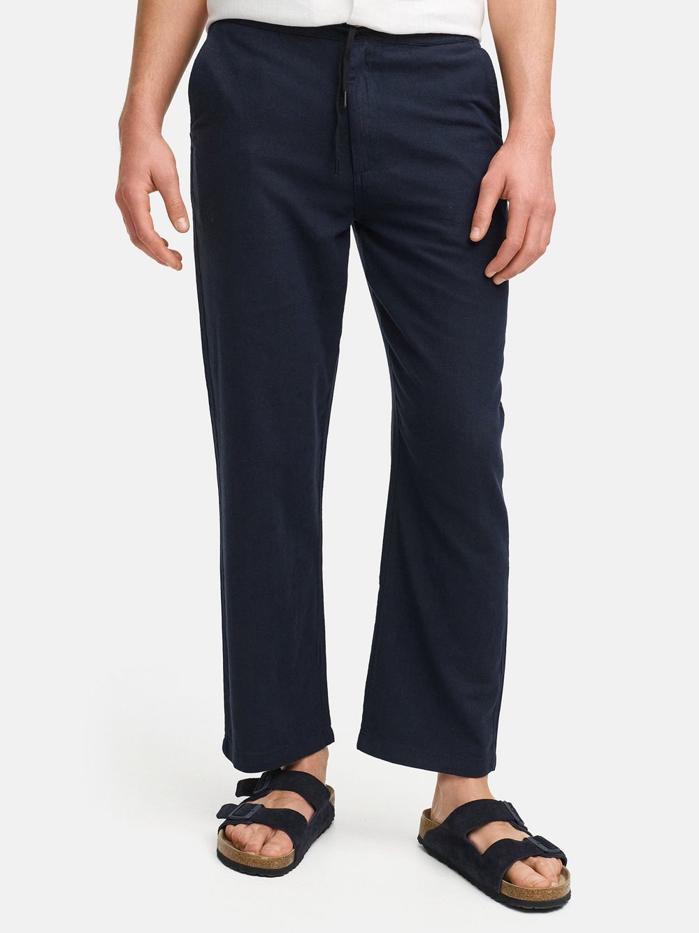 Kronstadt Hose Herren Leinen blau, S