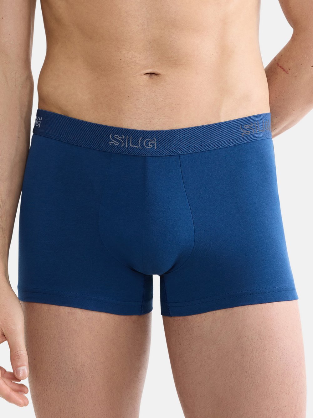 Thumbnail - sloggi Retro Short  Herren Baumwolle blau, L