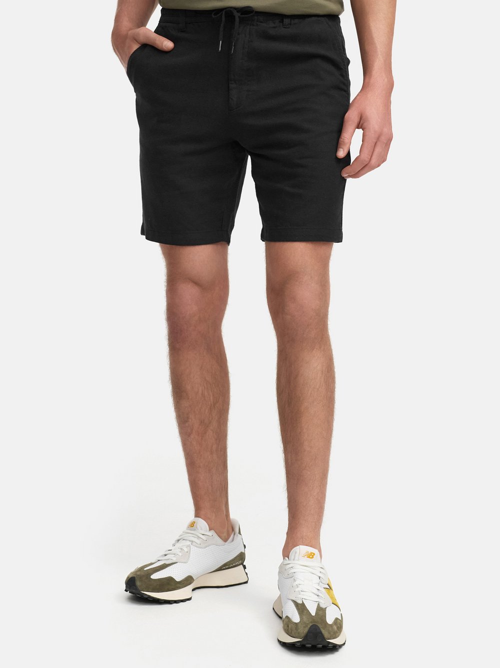 Thumbnail - Kronstadt Shorts Chino Herren Leinen schwarz, S