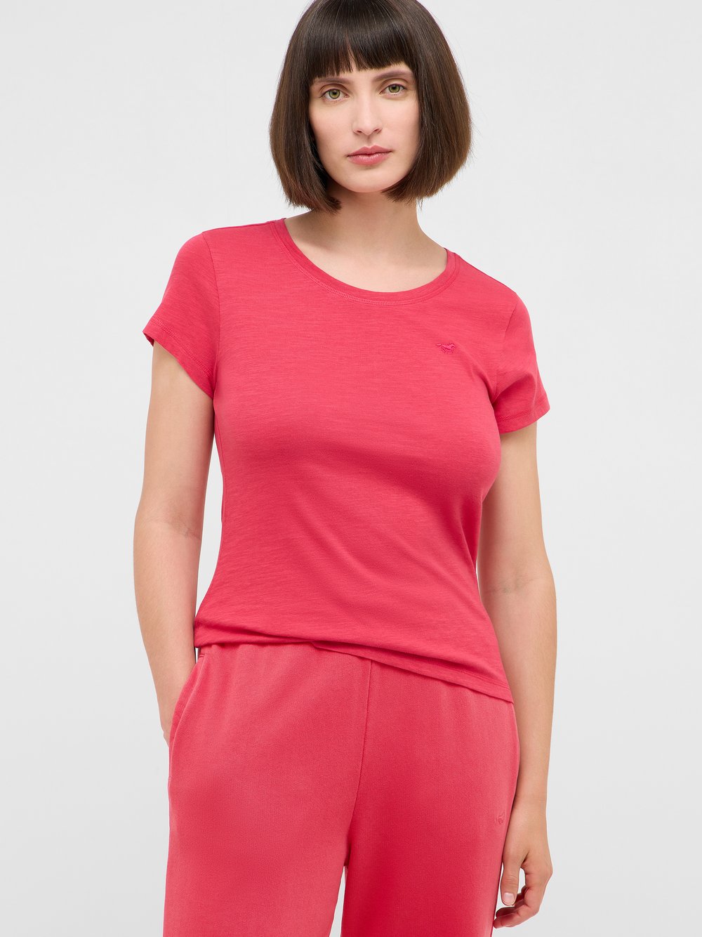 Mustang T-Shirt Damen Baumwolle lila, XL
