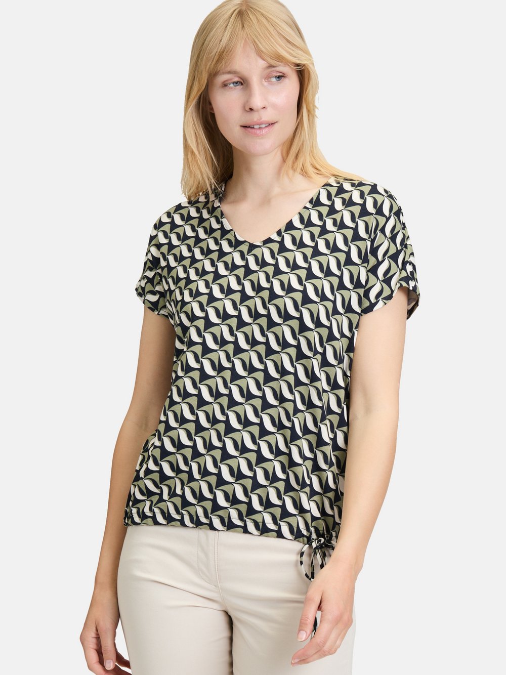 Betty Barclay Printshirt Damen Viskose blau gemustert, 46