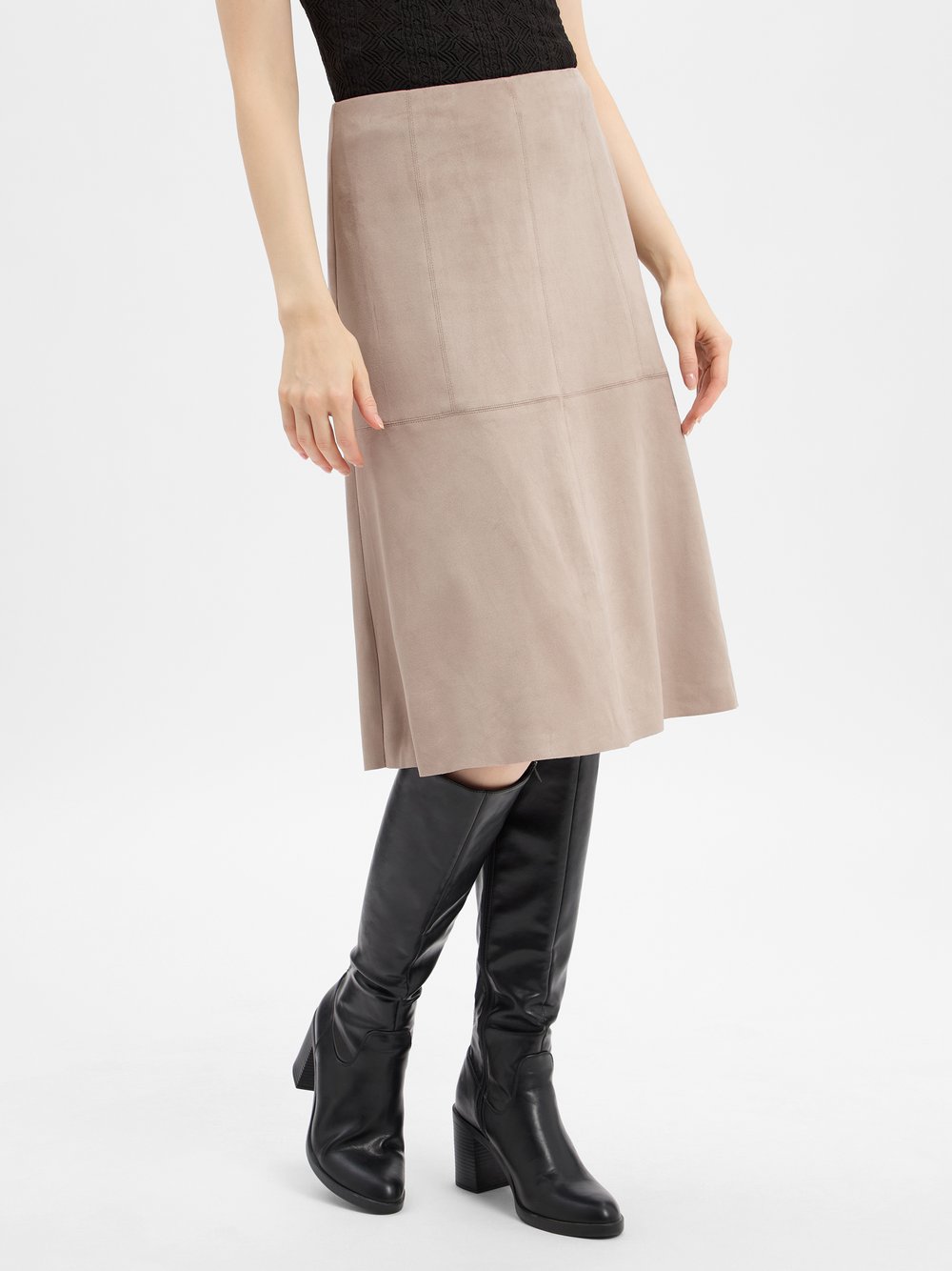 s.Oliver BLACK LABEL Midirock Damen braun, 38
