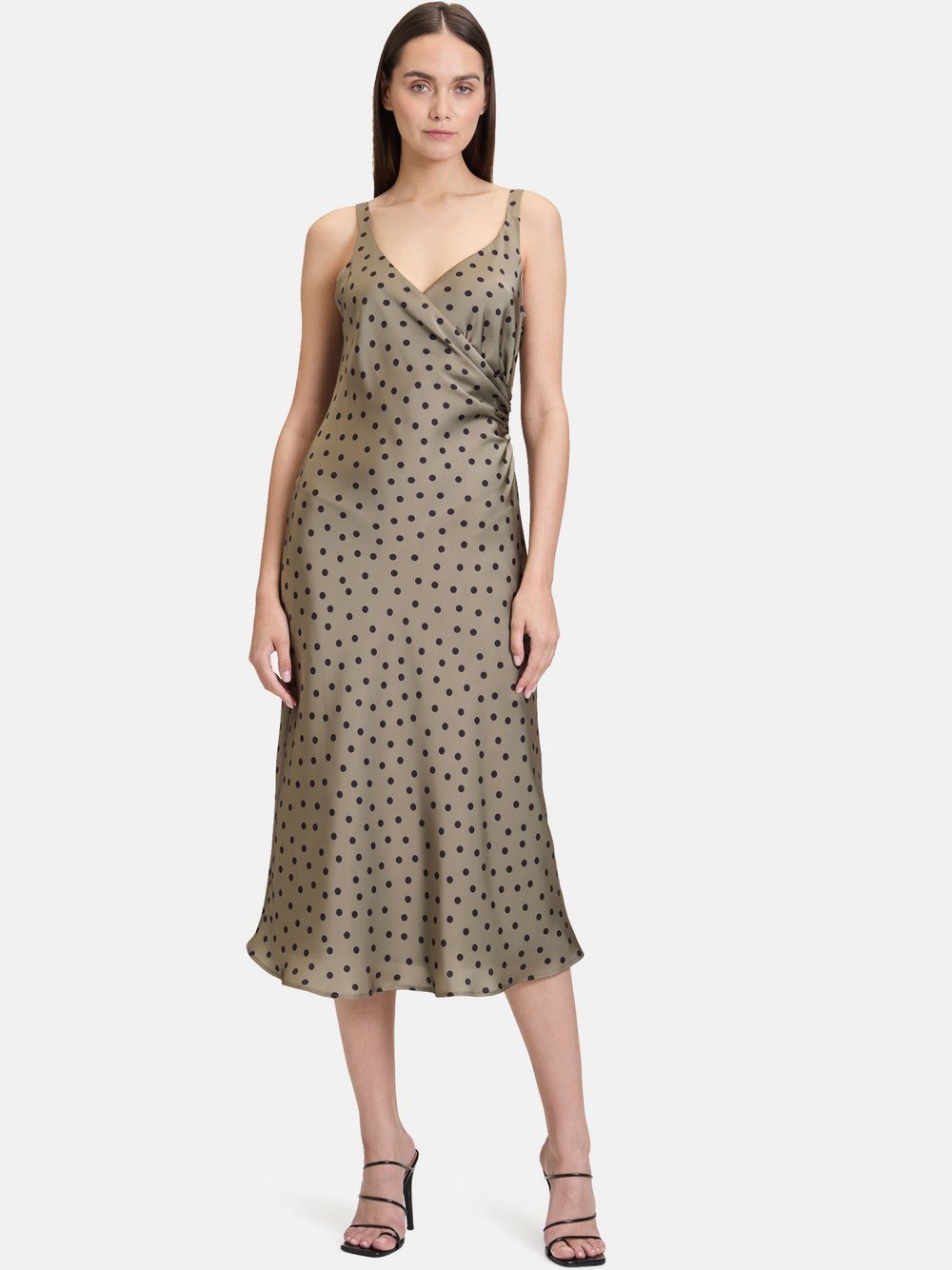 Vera Mont Cocktailkleid Damen grün bedruckt, 44