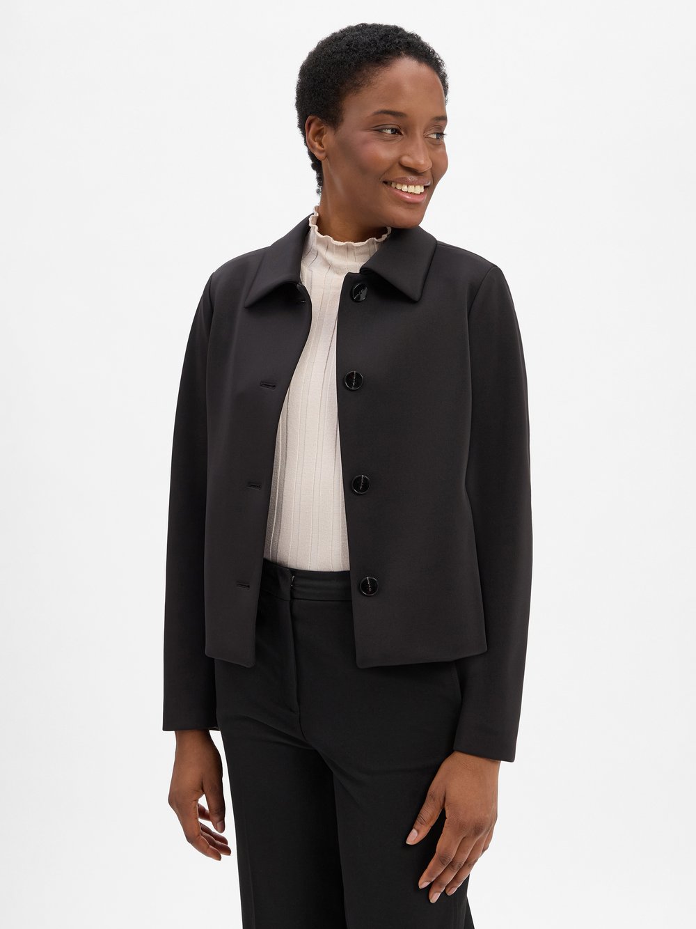 s.Oliver BLACK LABEL Kurzblazer Damen schwarz, 34