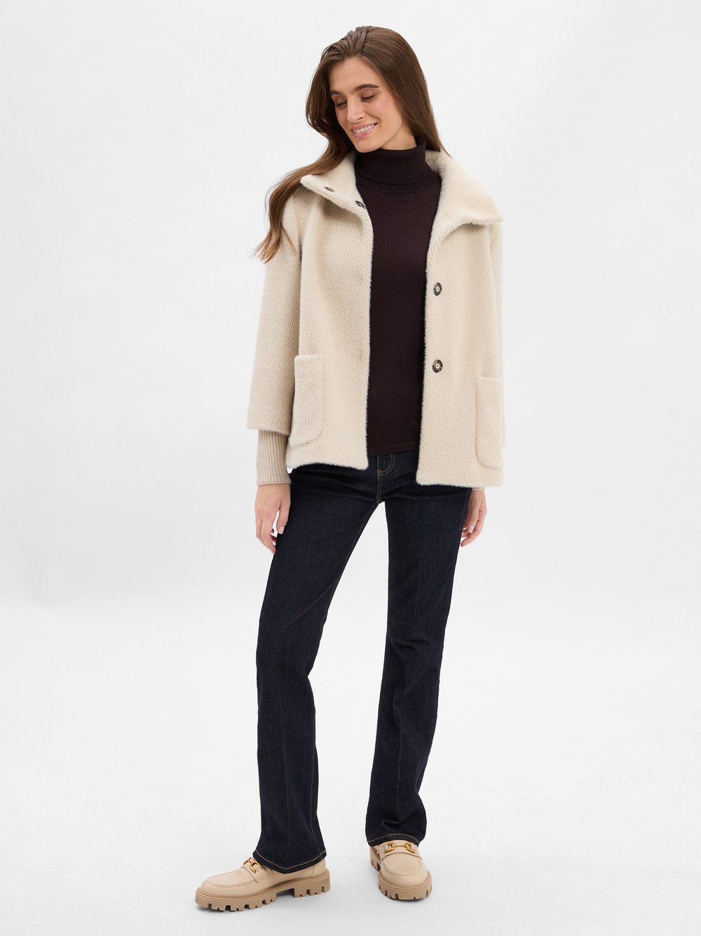 s.Oliver BLACK LABEL Jacke Damen Polyamid mehrfarbig gestreift, 46