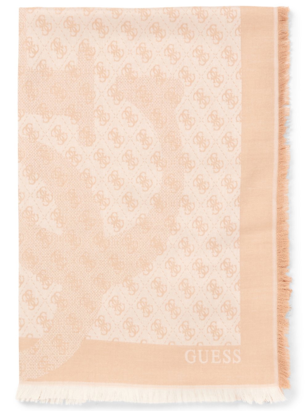 GUESS tkany szalik Kobiety brązowy, ONE SIZE