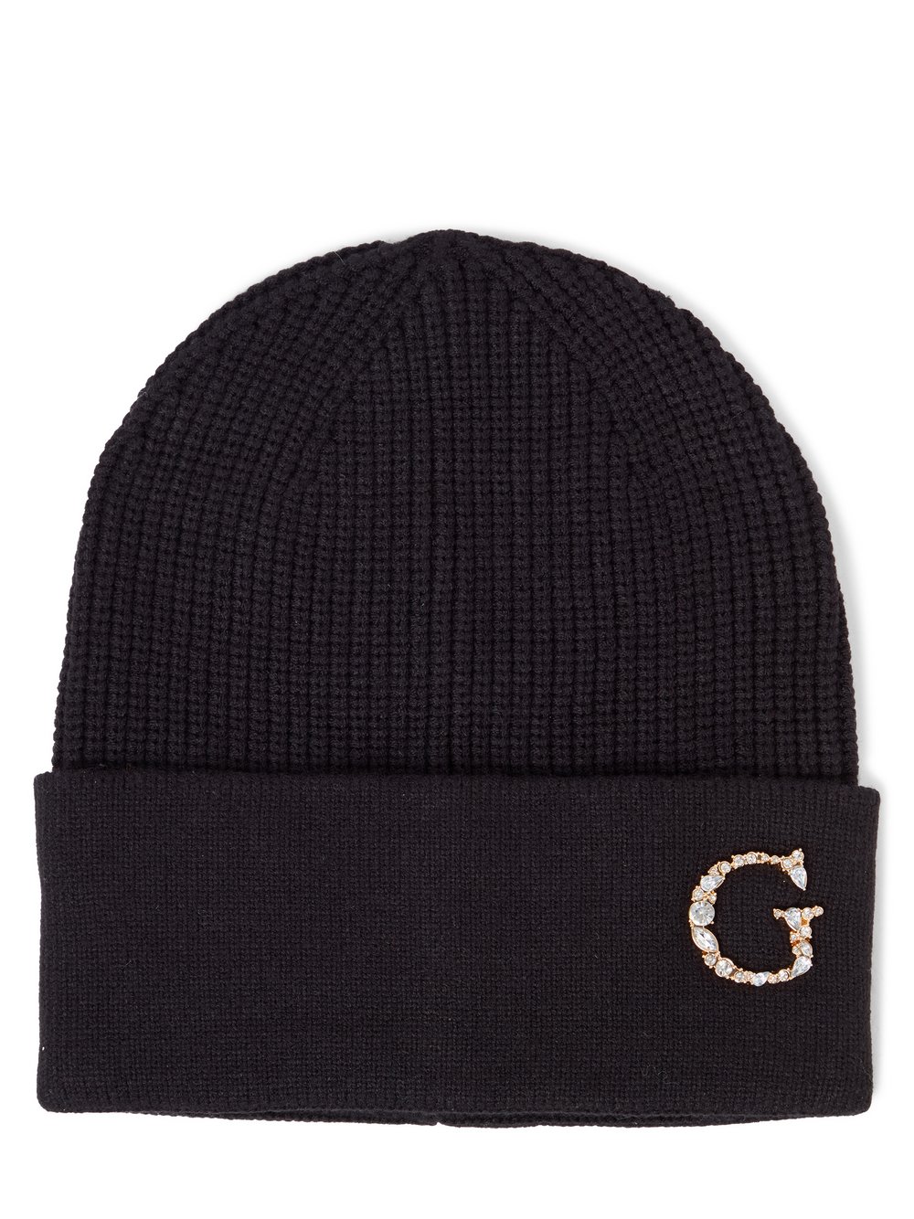 GUESS Beanie Damen Grobstrick schwarz, ONE SIZE