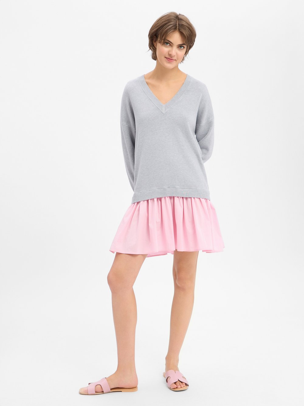 Liu Jo Collection Strickkleid Damen Feinstrick mehrfarbig, M