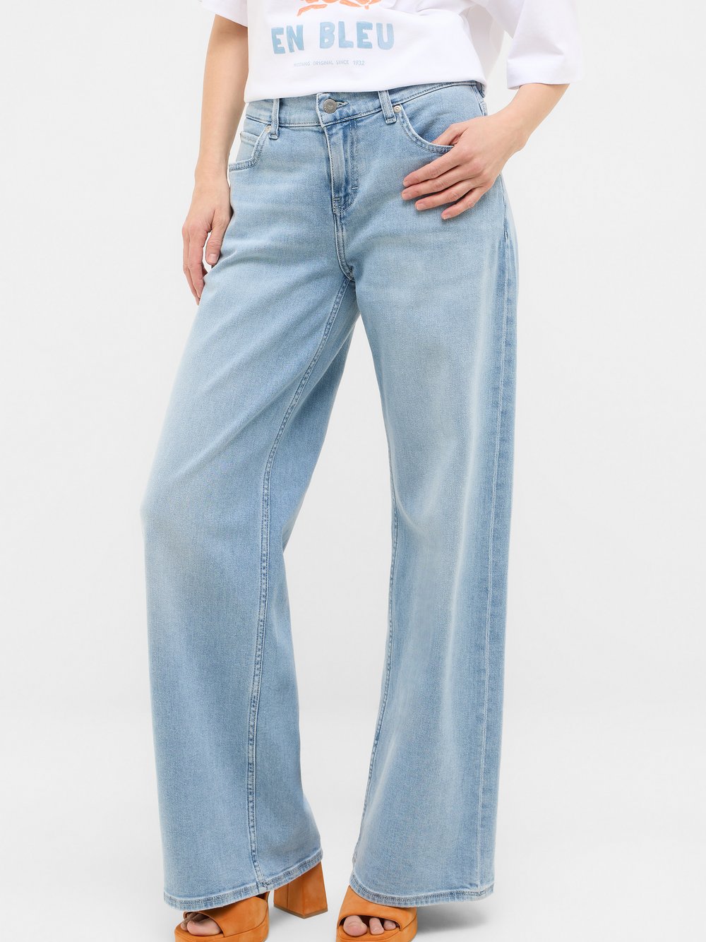 Thumbnail - Mustang Jeans Damen Baumwolle blau, 28-34