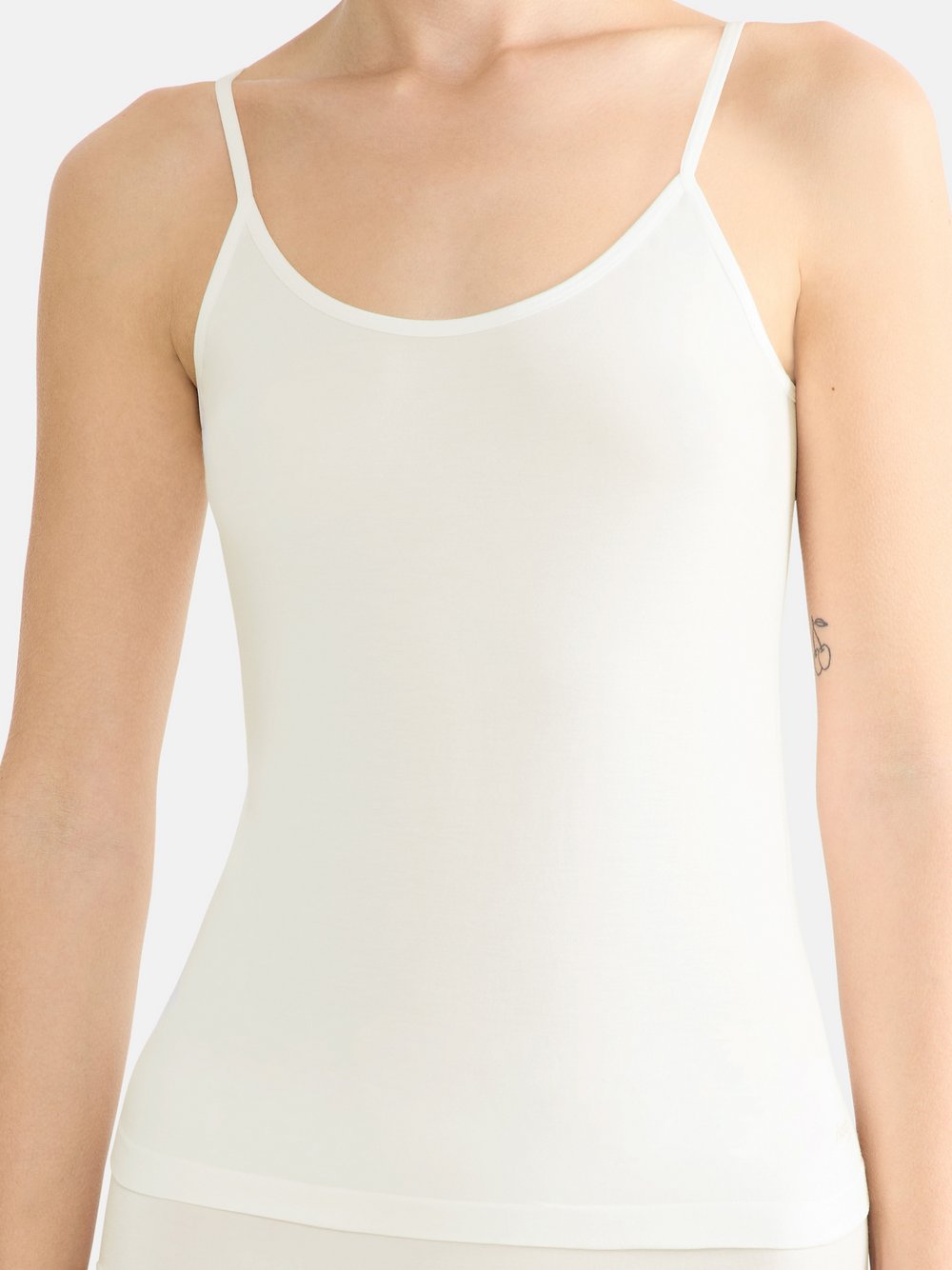 sloggi Spaghetti-Top im 3er-Pack GO Sense Damen Modal weiß, S