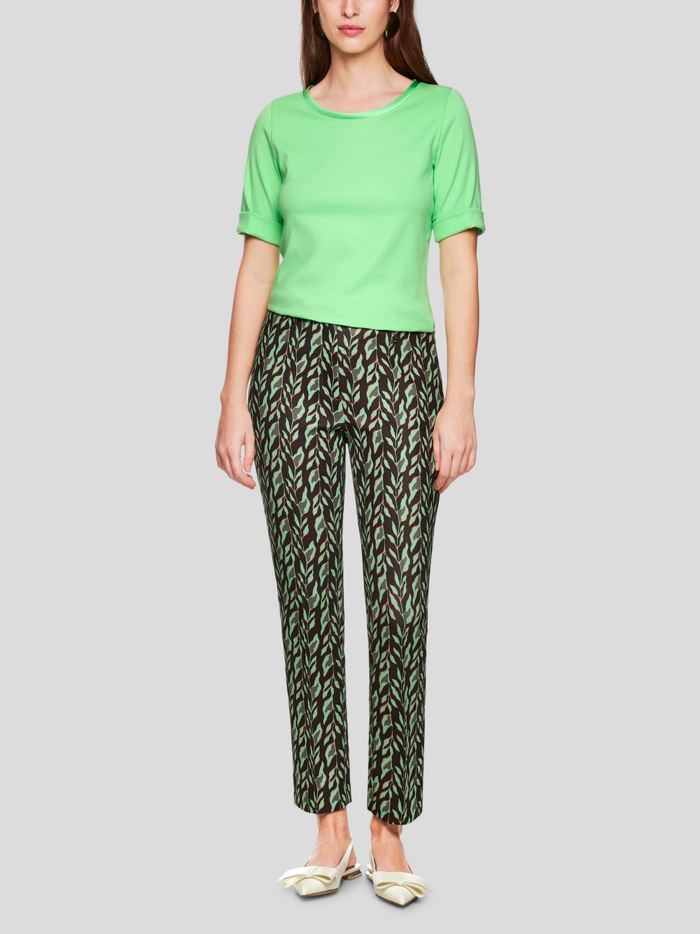 Marc Cain T-Shirt Damen Baumwolle grün, 46