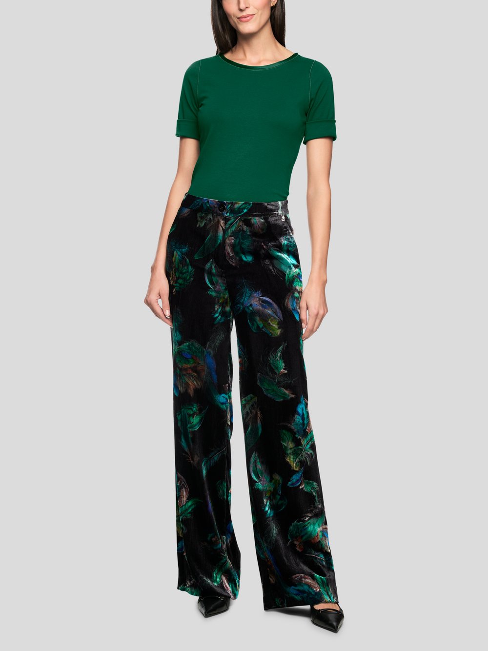 Marc Cain T-Shirt Damen Baumwolle grün, 44