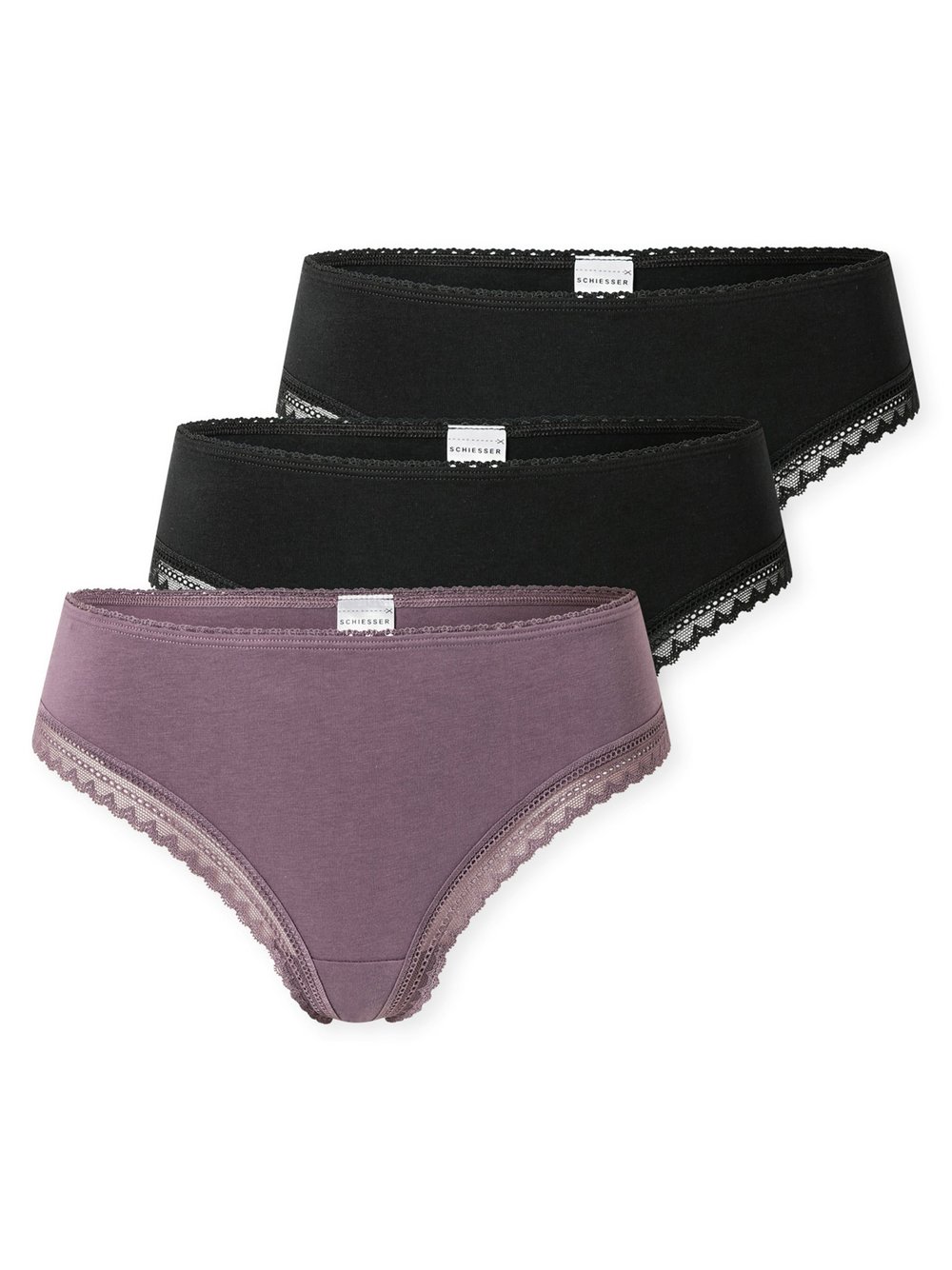 Schiesser Tanga  Damen Baumwolle mehrfarbig, 44
