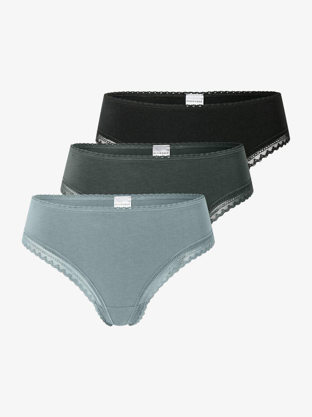 Schiesser Tanga  Damen Baumwolle mehrfarbig, 36