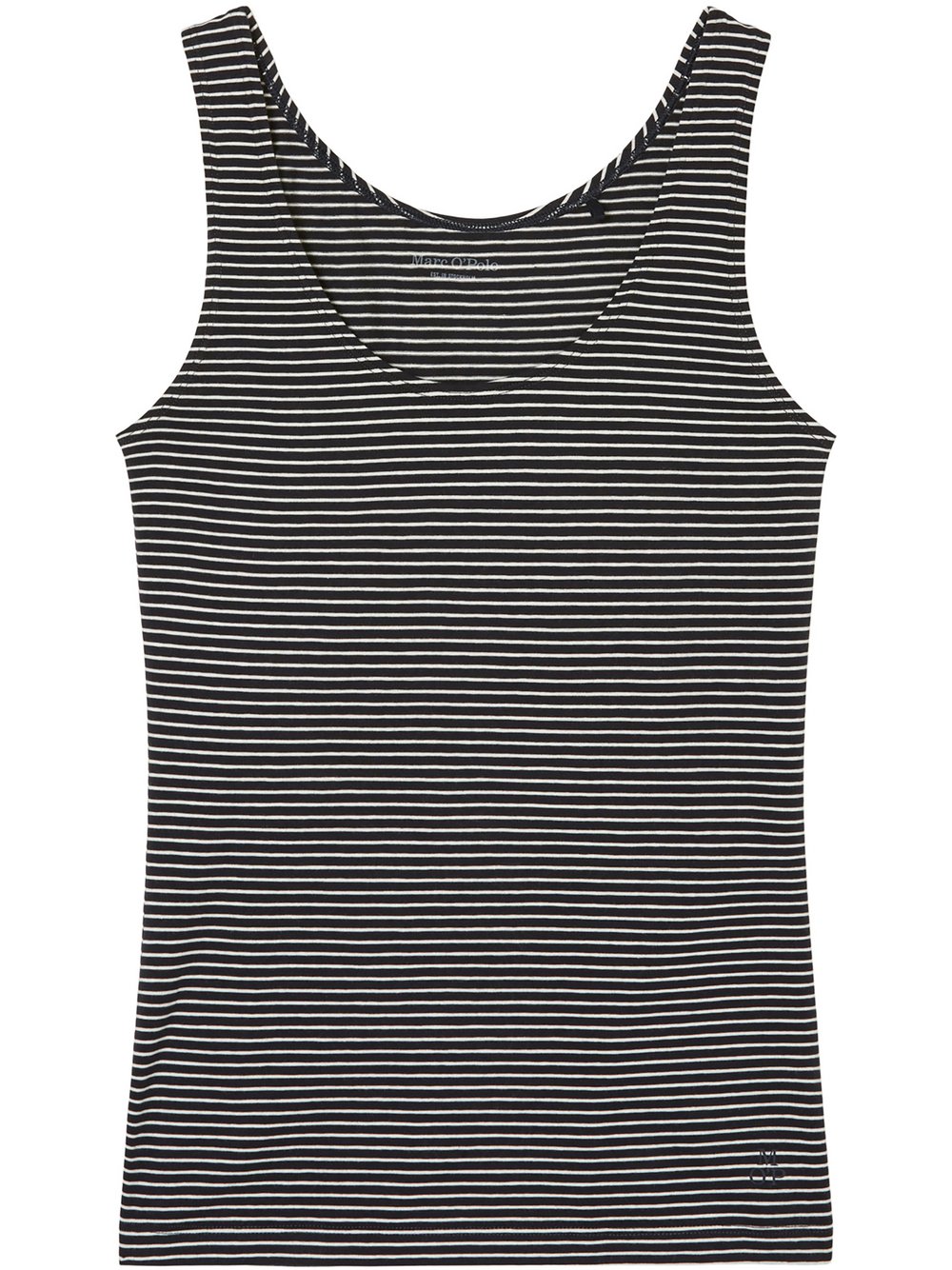 Marc O'Polo Tanktop  Damen Jersey blau gestreift, L