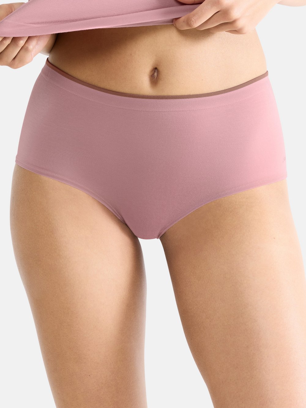 sloggi High Waist Panty Damen Modal rosa, M