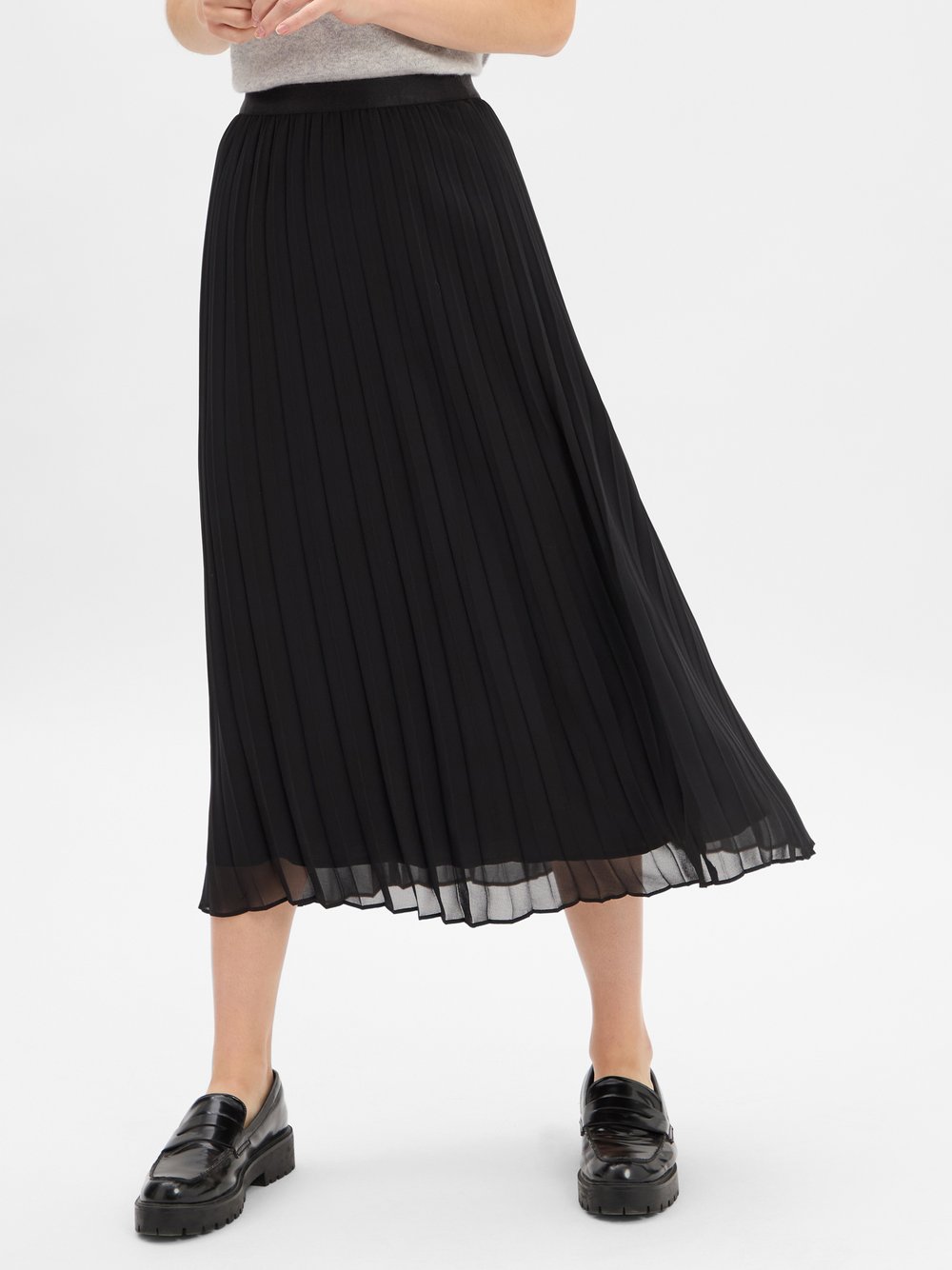 s.Oliver BLACK LABEL Midirock Damen schwarz, 42