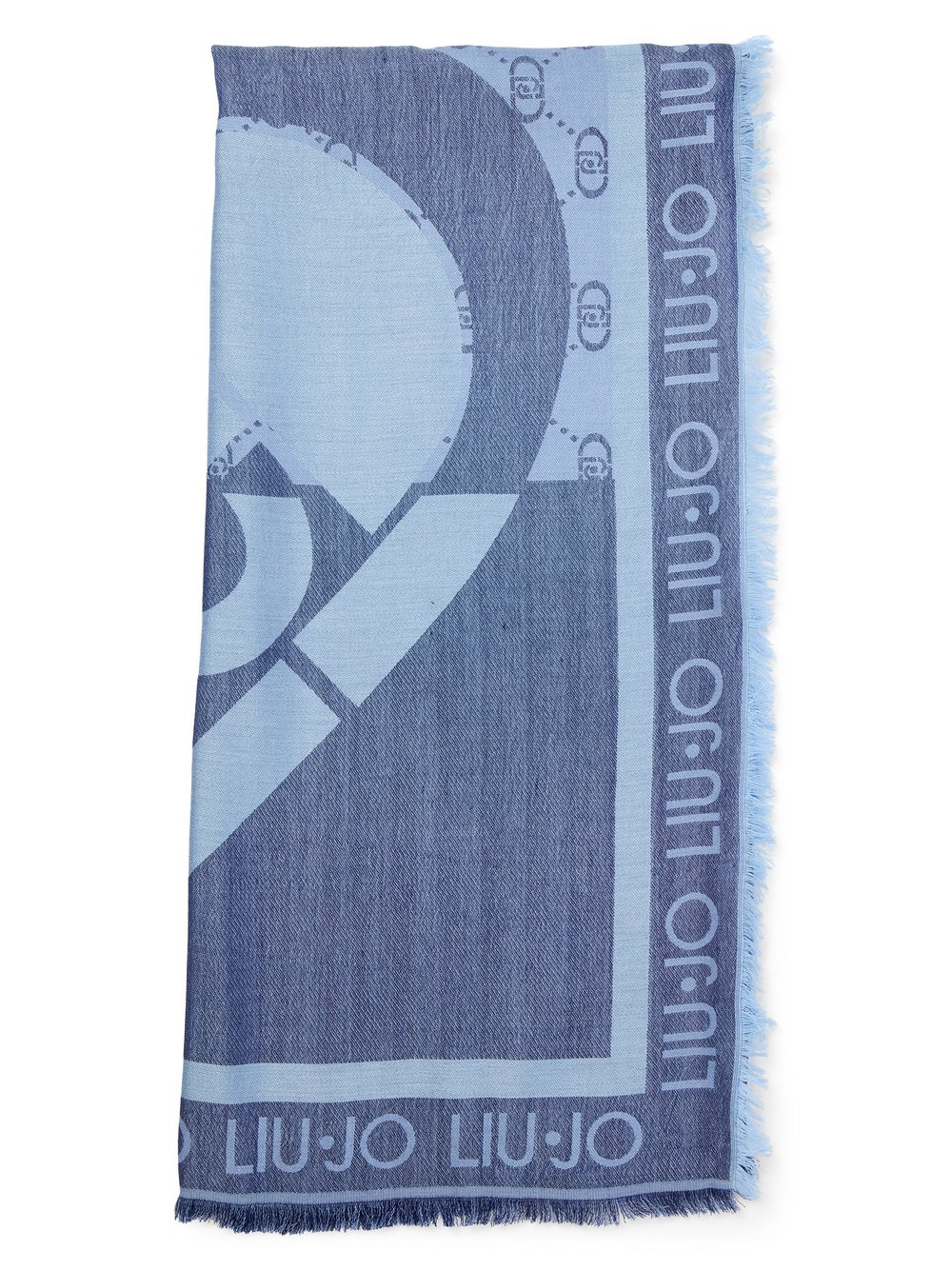 Liu Jo Collection Schal Damen Viskose (100%) blau gemustert, ONE SIZE