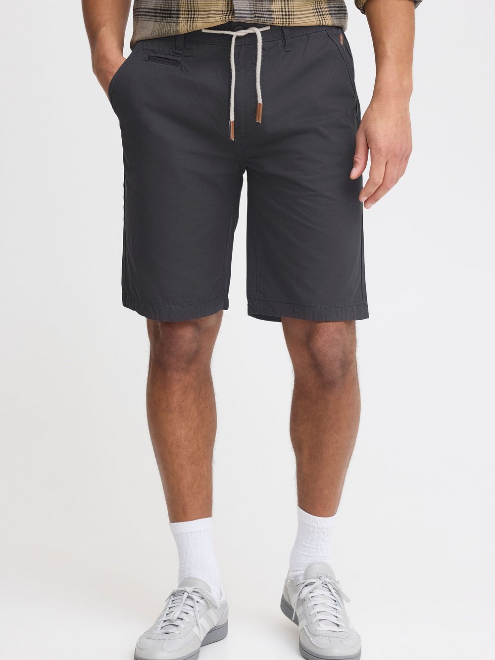BLEND Chinoshorts Herren Baumwolle grau, XXXL