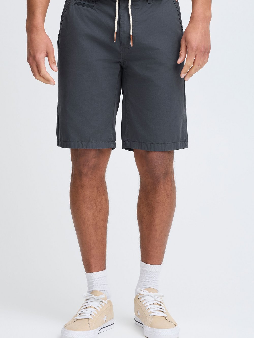 BLEND Chinoshorts Herren Baumwolle grau, XL