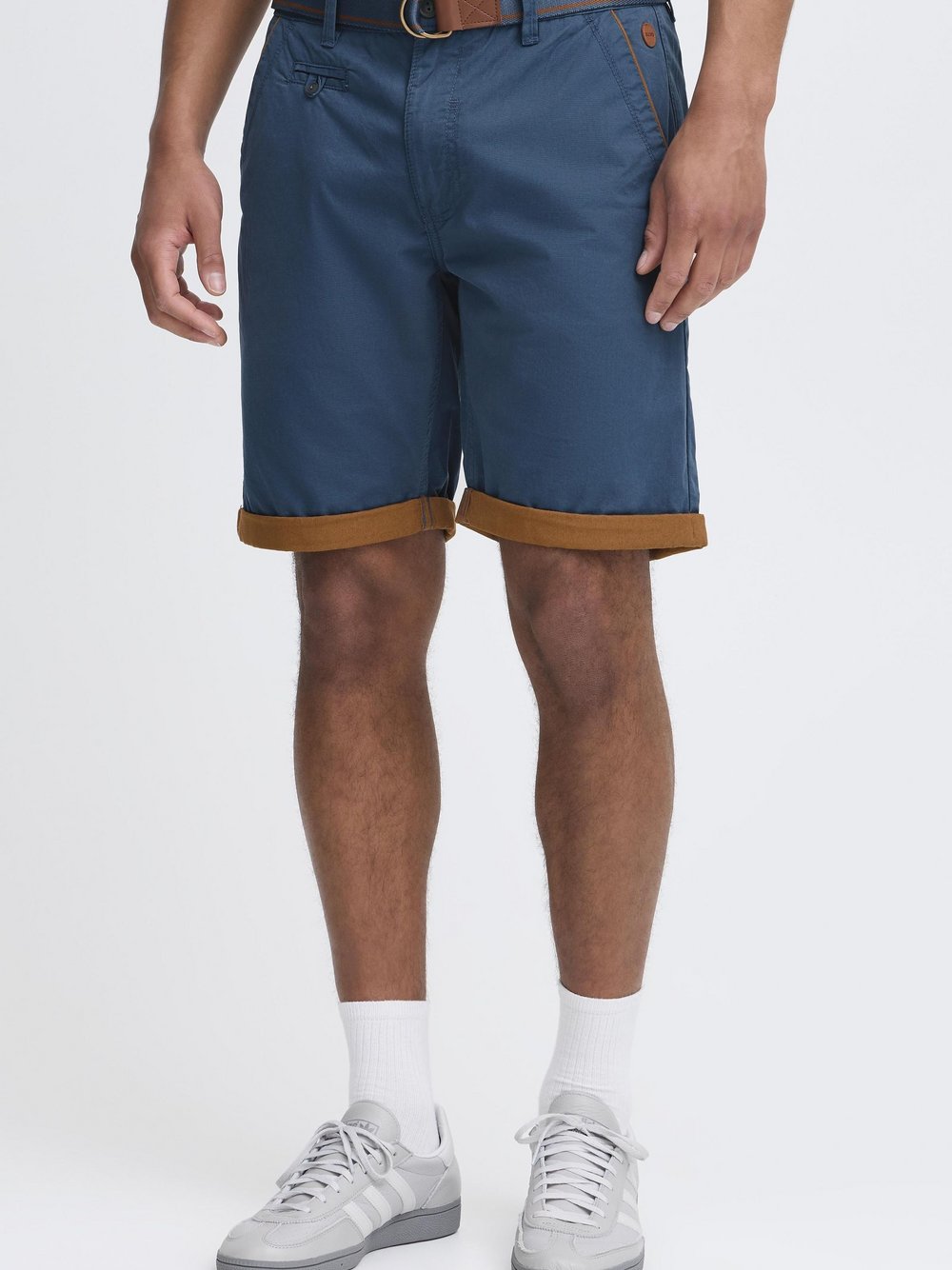 Thumbnail - BLEND Chinoshorts Herren Baumwolle blau, L
