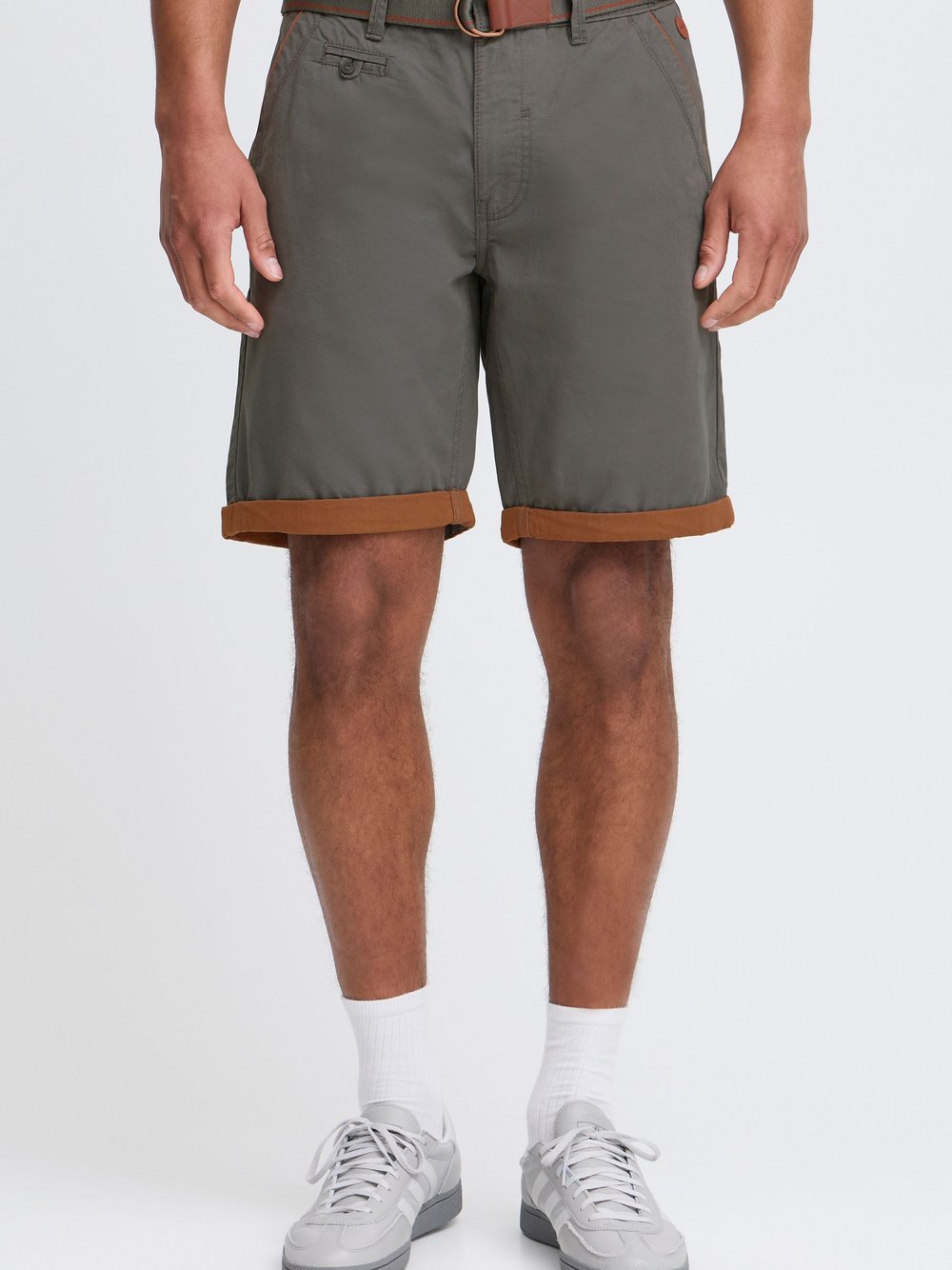 Thumbnail - BLEND Chinoshorts Herren Baumwolle grau, XL