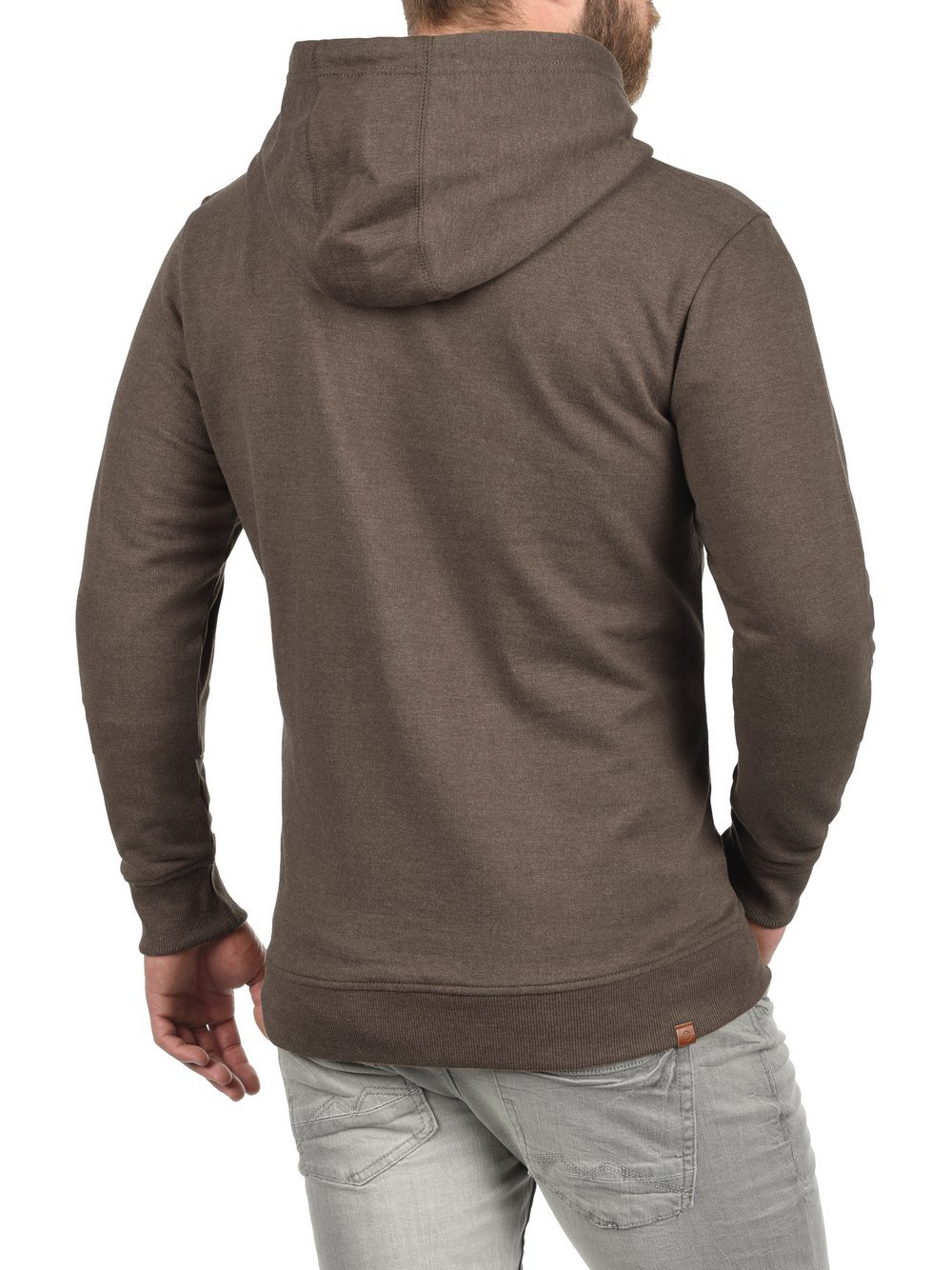 Thumbnail - BLEND Kapuzensweatjacke Herren Baumwolle braun, S