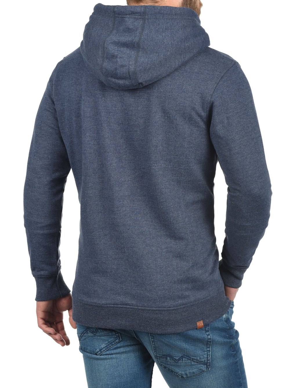 Thumbnail - BLEND Kapuzensweatjacke Herren Baumwolle blau, S