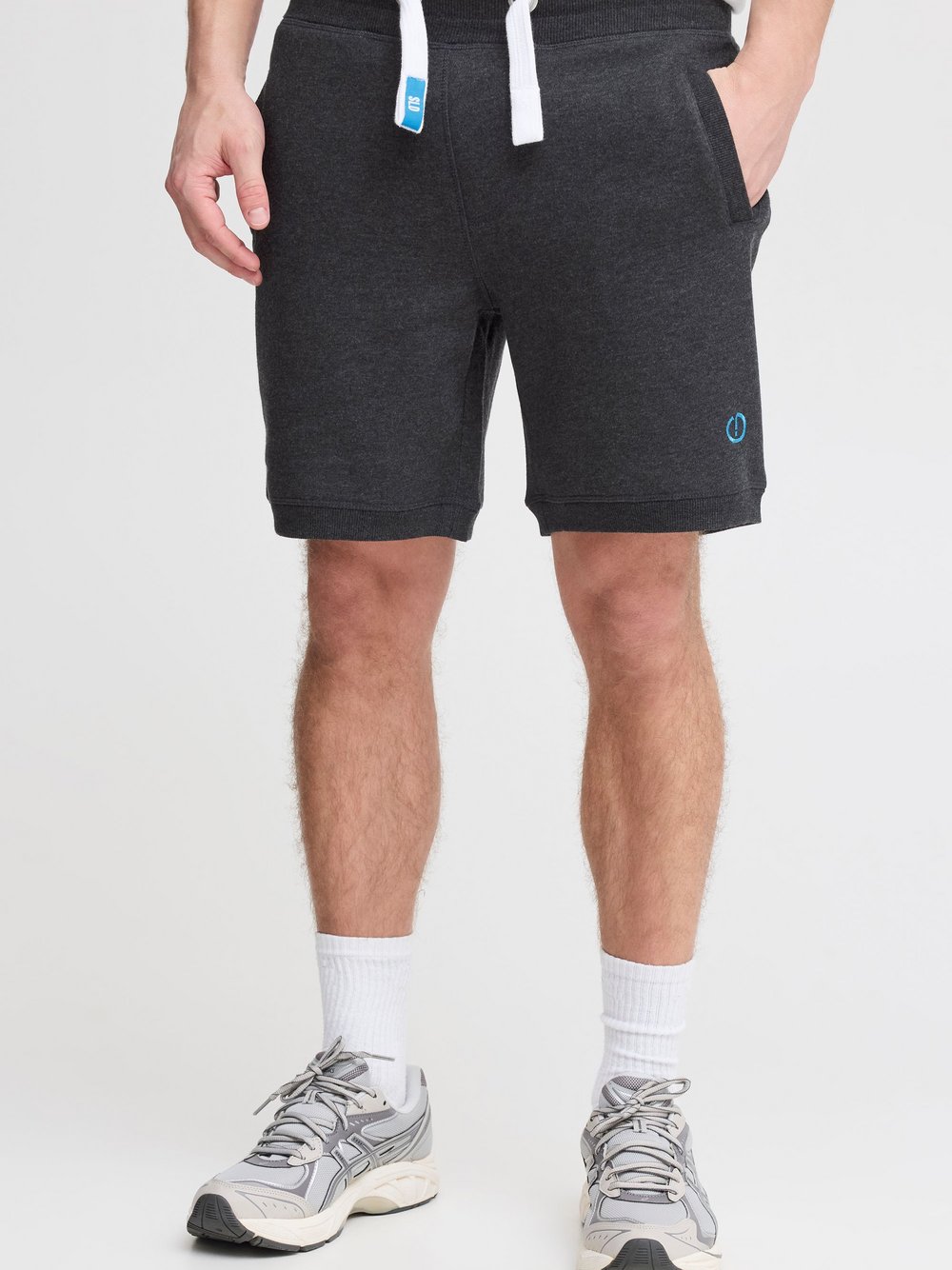 Thumbnail - Solid Sweatshorts Herren Baumwolle grau, L